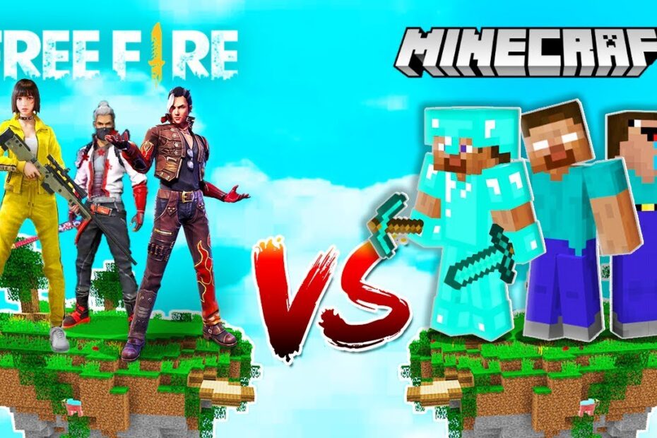 Free Fire vs. Minecraft: Explorando as Diferenças Entre Dois Gigantes dos Jogos