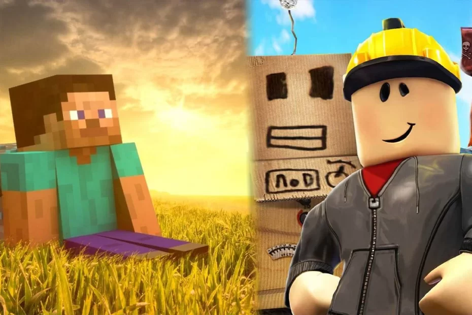 Roblox vs. Minecraft: Duas Potências Criativas Confrontam-se no Mundo dos Jogos